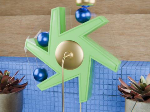 Pinwheel Loop Animation Modèle 3D