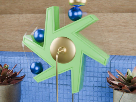 Pinwheel Loop Animation 3D Model