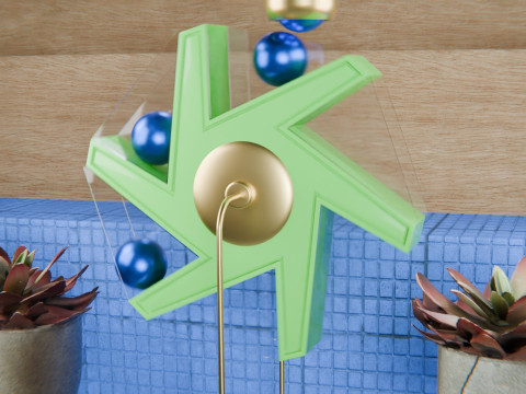 Pinwheel Loop Animation Modèle 3D