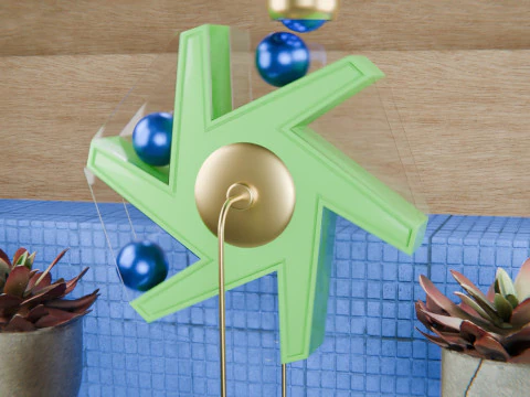 Pinwheel Loop Animation 3D Model