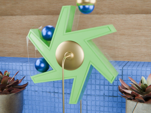 Pinwheel Loop Animation Modèle 3D