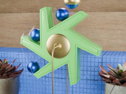 Pinwheel Loop Animation 3D Model