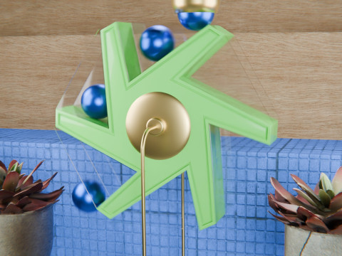 Pinwheel Loop Animation Modèle 3D