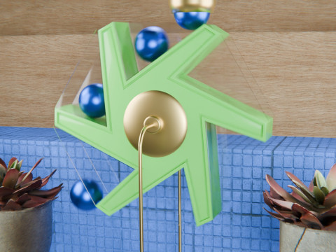 Pinwheel Loop Animation Modèle 3D