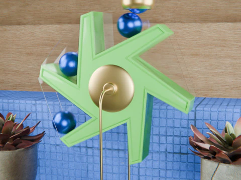 Pinwheel Loop Animation 3D Model