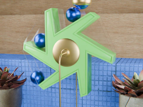 Pinwheel Loop Animation 3D Model
