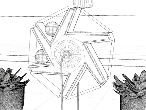 Pinwheel Loop Animation 3D Model