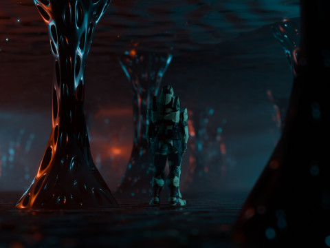 Sci-Fi Environment Modello 3D