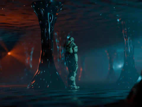 Научно-фантастическая среда 3D Модель