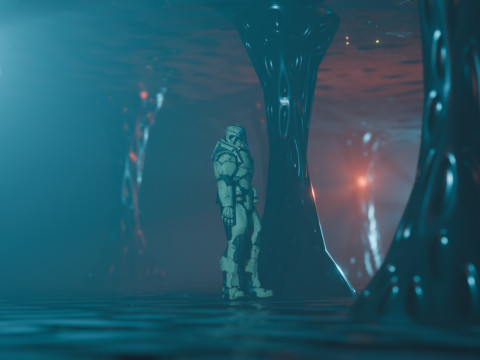 Sci-Fi Environment Modello 3D