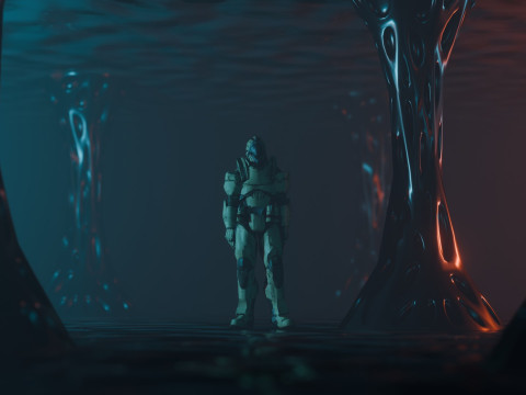 Sci-Fi Environment Modello 3D