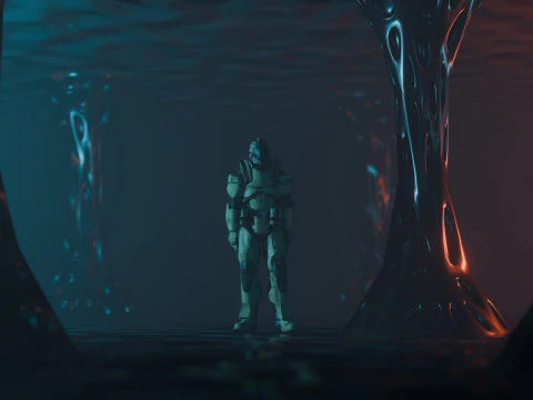 Научно-фантастическая среда 3D Модель