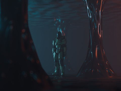 Sci-Fi Environment Modello 3D