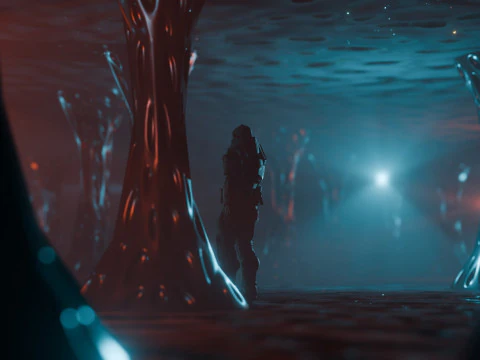 Научно-фантастическая среда 3D Модель