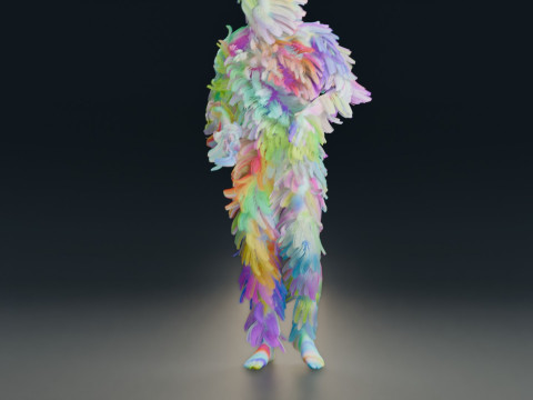 Animação de dança Modelo 3D