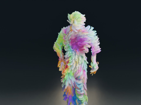 Animação de dança Modelo 3D