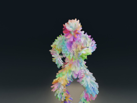 Animação de dança Modelo 3D