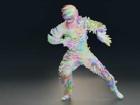 Animação de dança Modelo 3D
