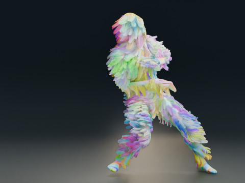Animação de dança Modelo 3D