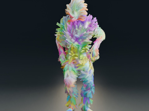 Animação de dança Modelo 3D