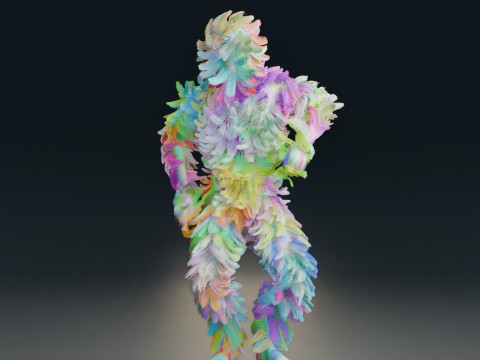 Animação de dança Modelo 3D