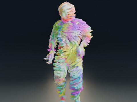 Animação de dança Modelo 3D
