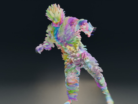 Animação de dança Modelo 3D