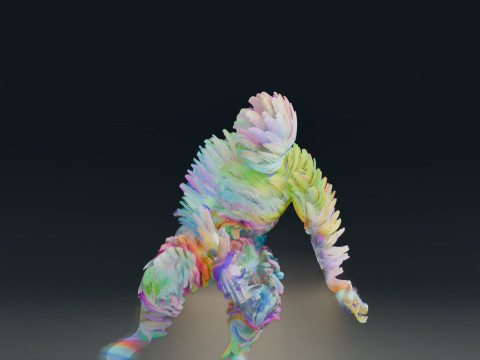 Animação de dança Modelo 3D