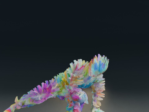 Animação de dança Modelo 3D