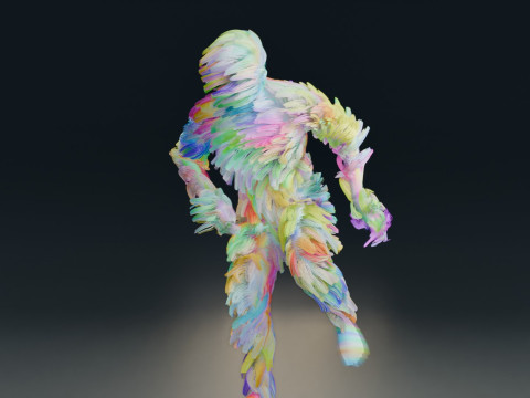 Animação de dança Modelo 3D