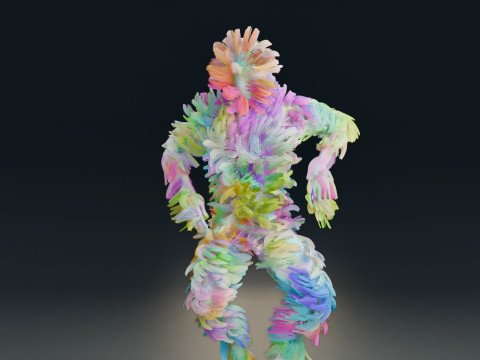 Animação de dança Modelo 3D