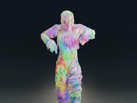 Animação de dança Modelo 3D