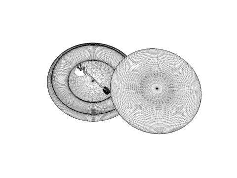 Distintivi di moda di musica emo Modello 3D