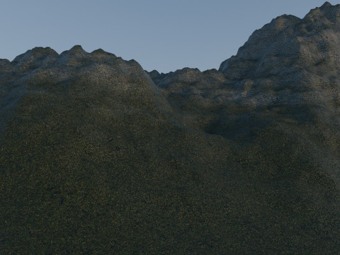 बर्फीले पहाड़ 3D मॉडल