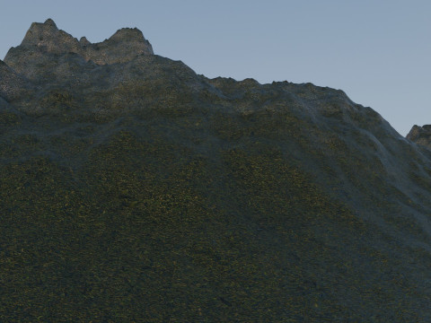 बर्फीले पहाड़ 3D मॉडल