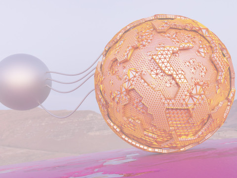 Sci-Fi Alien Landscape 3D Model