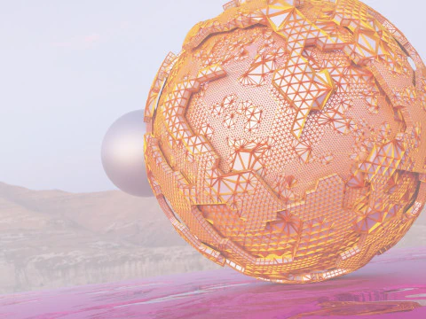 Sci-Fi Alien Landscape 3D Model