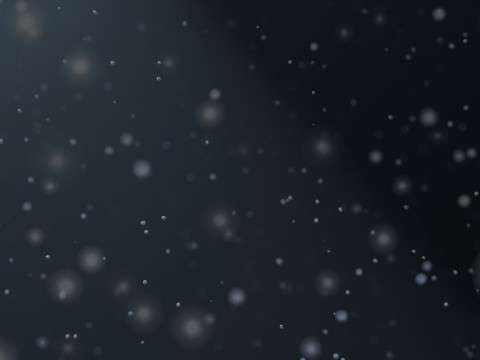 Animación de partículas de polvo Modelo 3D