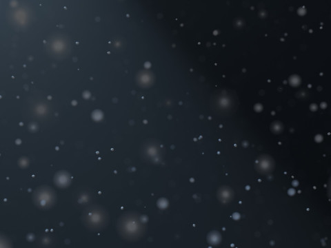 Animación de partículas de polvo Modelo 3D