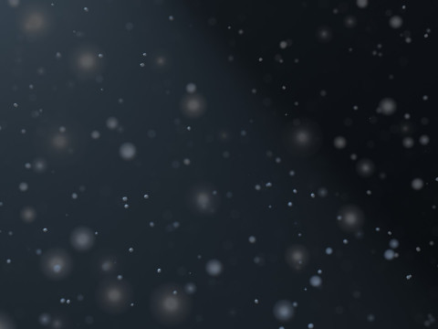 Animación de partículas de polvo Modelo 3D