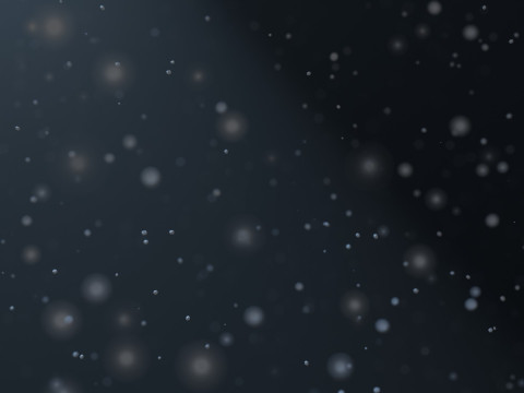 Animación de partículas de polvo Modelo 3D