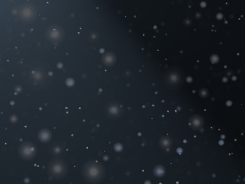 Animación de partículas de polvo Modelo 3D