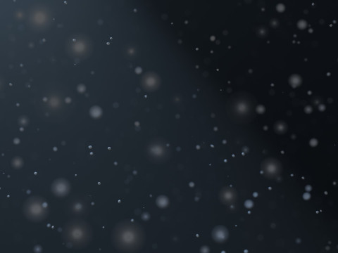 Animación de partículas de polvo Modelo 3D