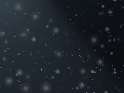 Animación de partículas de polvo Modelo 3D