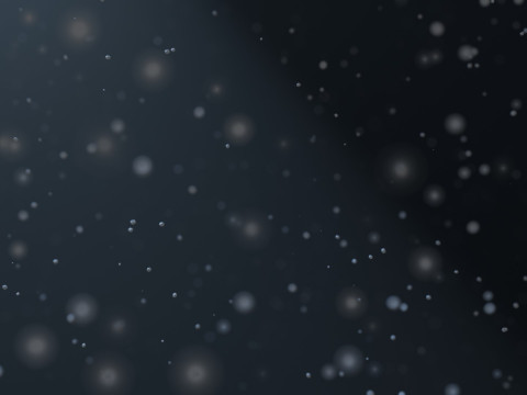 Animación de partículas de polvo Modelo 3D