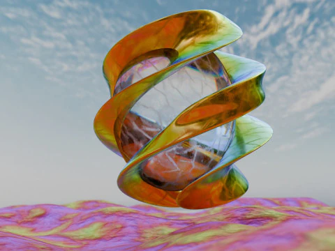 Abstract Environment Animation 3D Model
