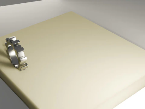 Memory Foam Animation 3D Model