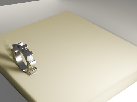 Animacja z pianki memory Model 3D