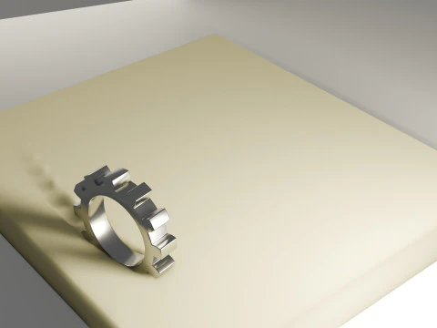 Memory Foam Animation 3D Model