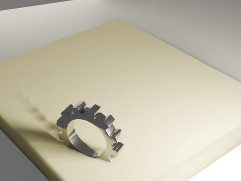 Memory Foam Animation 3D Model
